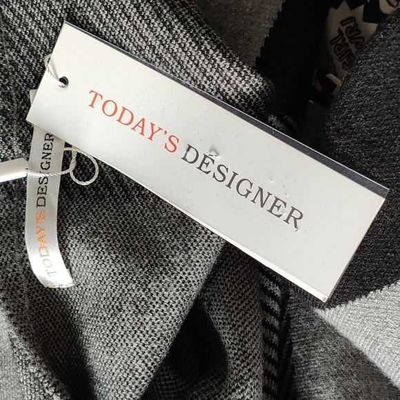 NWT Today's Designer Plaid Shacket Coatigan Coat Jacket With Hood Sz Med NWT - Picture 4 of 9